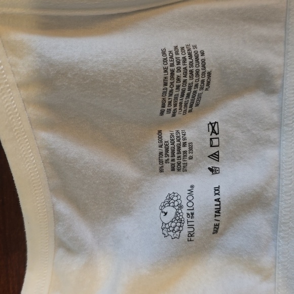 Fruit of the Loom White Underwire Bra XXL - Picture 3 of 6